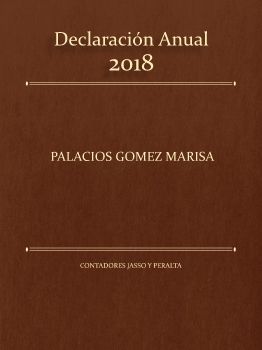 Declaración Anual 2018 Marisa