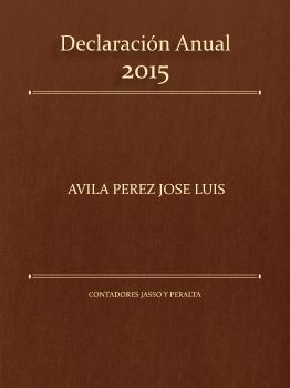 Declaración Anual 15 Avila Jose Luis