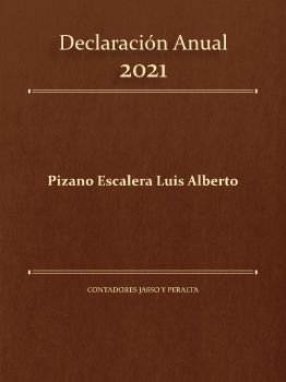 Declaracion Anual 2021 Pizano Luis