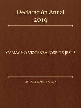 Declaración Anual Jesus Camacho