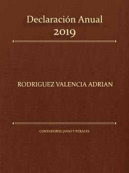 Declaración Anual Adrian Rguez