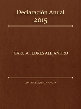 Declaración Anual 15 Alejandro García