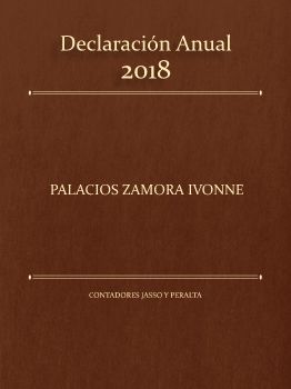 Declaración Anual 18 Ivonne Palacios