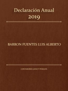 Declaración Anual Luis Barron