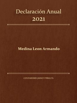 Declaracion Anual 2021 Medina Armando