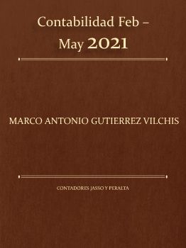 Contabilidad Feb - May 21 Marco Gtez