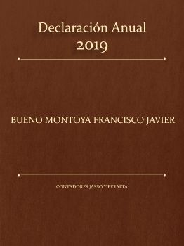 Declaración Anual 2019 Fco Bueno