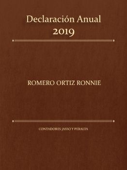 Declaración Anual Ronnie