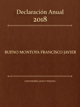 Declaración Anual 2018 Fco Bueno