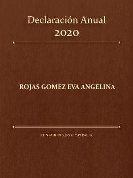 Anual 2020 Eva Angelina