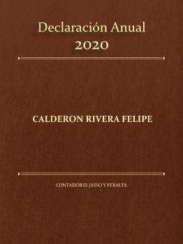 Anual 2020 Calderon