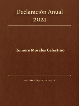 Declaracion Anual 2021 Romero Celestino