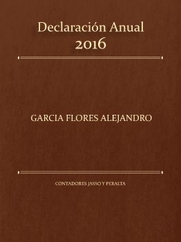 Declaración Anual 16 Alejandro García