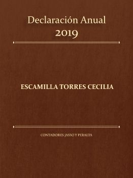 Declaración Anual 19 Cecilia Escamilla