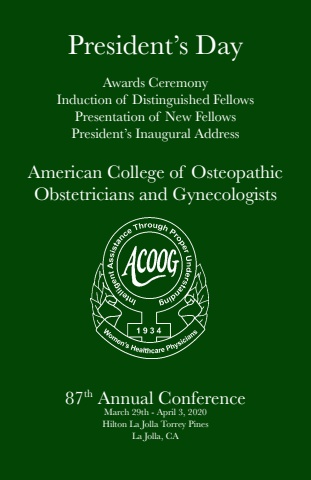 2020 Annual Meeting (Virtual) Ceremony Book