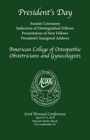 2016 Annual Meeting Ceremony Book