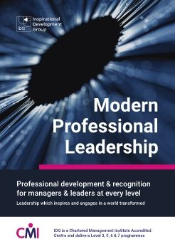 IDG Modern Professional Leadership e-Flyer