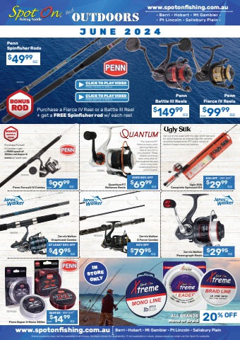 Spot On Fishing & Outdoors Catalogue - June 2024