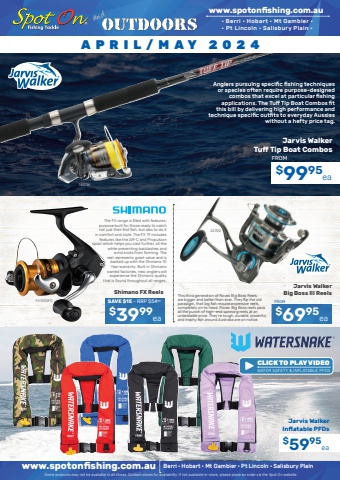 Spot On Fishing & Outdoors Catalogue - April/May 2024
