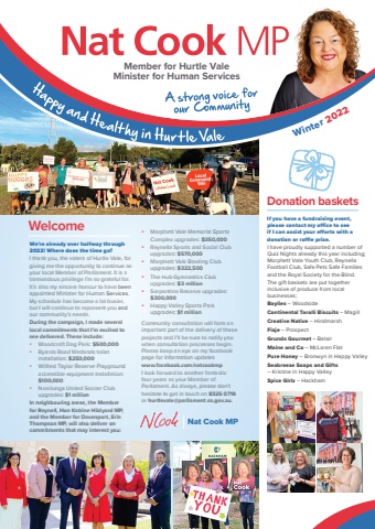 29178 Nat Cook MP Winter Newsletter A4 4pp No Crops