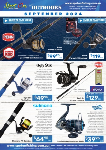 Spot On Fishing & Outdoors Catalogue - September 2024