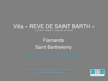 Reve de Saint Barth