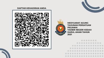 Mesyuarat Agung Tahunan Persatuan Pegawai Tadbir Negeri Kedah Darul Aman Tahun 2021