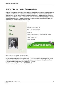 [PDF]- Film for Her by Orion Carloto