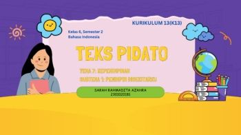 Putih Ungu dan Kuning Ilustrasi Manfaat Belajar Bahasa Indonesia Presentation