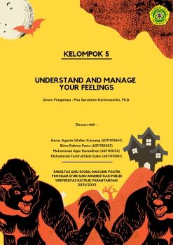 Understand and manage your feelings