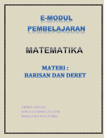 MODUL BARISAN DAN DERET KELOMPOK 6