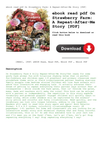 ebook read pdf on strawberry farm a repeat-after-me story [pdf]