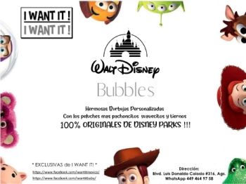 CATALOGO BURBUJAS DISNEY! I WANT IT!