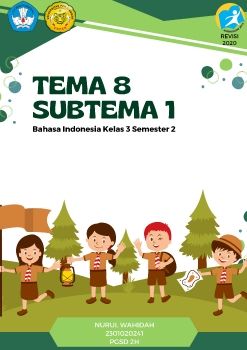 Hijau dan Putih Modern Buku Panduan Wisata  Cover Dokumen A4