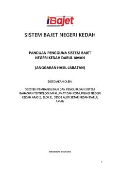 Anggaran Hasil (Jabatan)