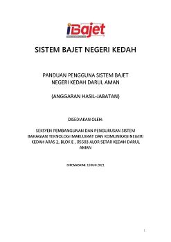 Anggaran Hasil (Jabatan)