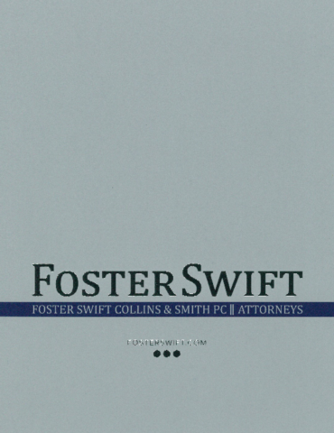 Lateral Attorney Applicant Information for Foster Swift