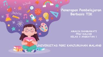 Pengembangan Bahan Ajar Berbasis TIK