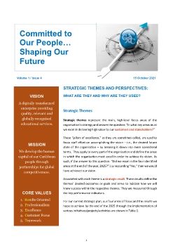 Newsletter Vol 1 Issue 4 - Perspectives and Themes revisited 15Oct2021