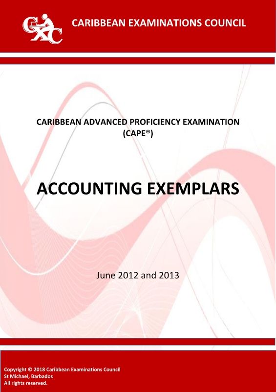 CAPE Accounting Exemplars_Neat