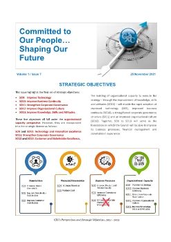 Newsletter Vol 1 Issue 7 - Strategic Objectives SO9-13 25Nov2021