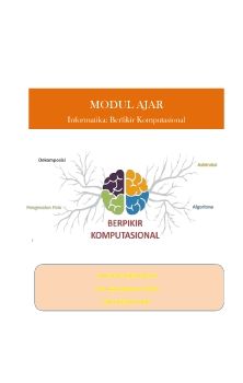 Modul Ajar Berpikir Komputasi _Informatika