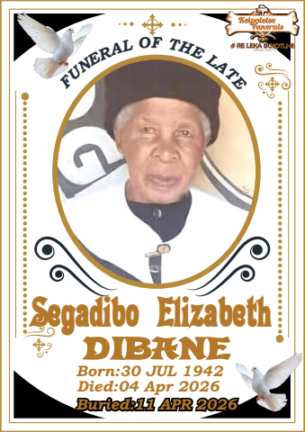 funeral of the late segadibo dibane