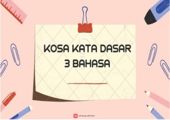 kosakata 3 bahasa