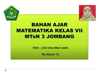 BAHAN AJAR MATEMATIKA KELAS VII_Neat