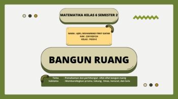 Bangun Ruang Presentasi Matematika Hijau Kuning Ilustratif