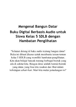 buku digital mengenal bagun datar