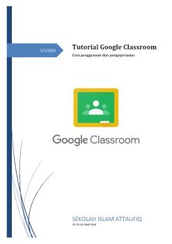 Tutorial Google Classroom