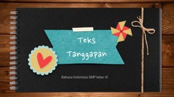 teks tanggapan