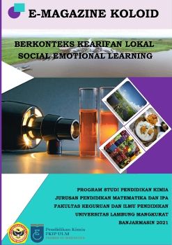 E-Magazine pendekatan SEL Koloid Berkonteks Kearifan Lokal